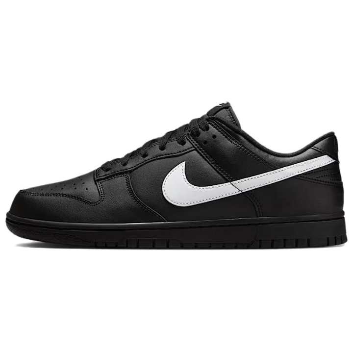 Nike Nike Dunk Leather Low top Skateboard Shoes Men's Black