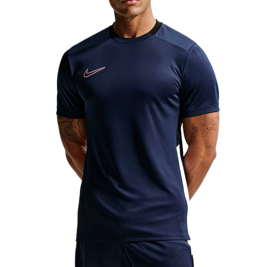 Nike Nike Academy T Shirts Men's Blue Void/Black/White/Pink Ice Cream Crew Neck Moderate