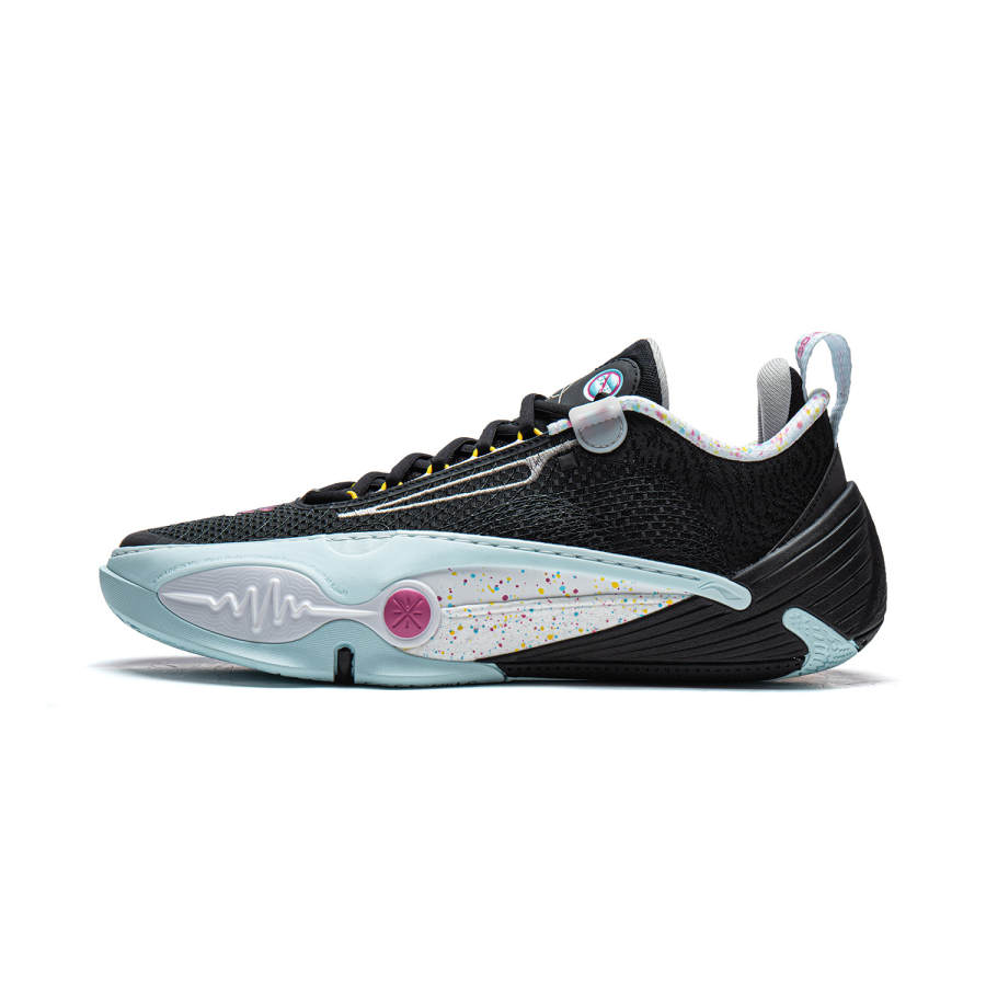 Li-Ning Li Ning All City 14 Cushioning Slip Resistant Abrasion Resistant Rebound Low top Basketball Shoes Men's Black