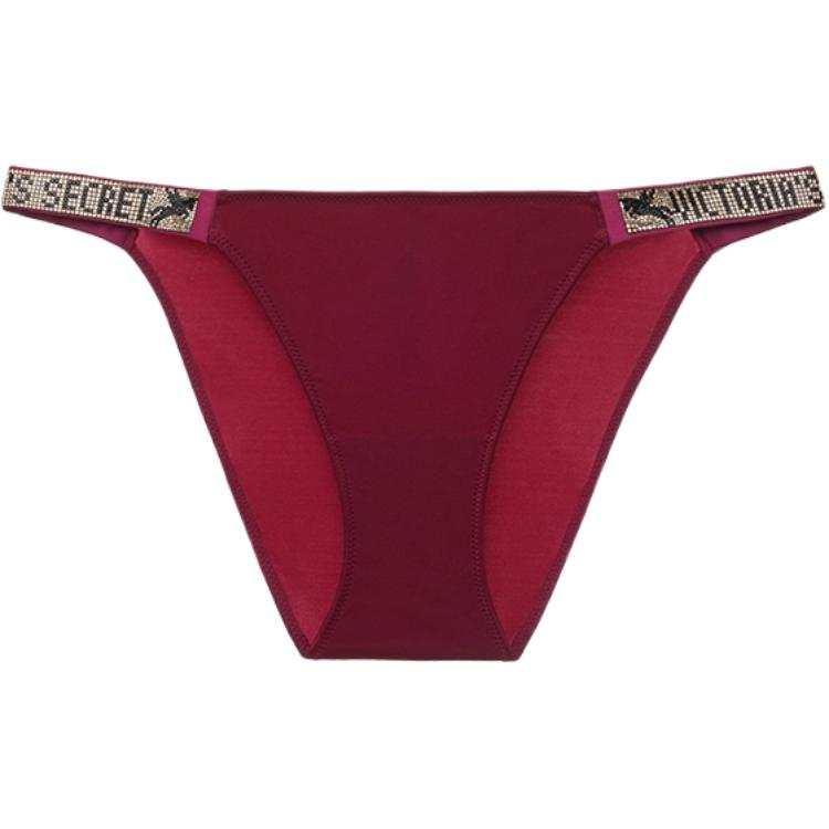 Victoria's Secret VERY SEXY Briefs Women's Pegasus Logo Burgundy