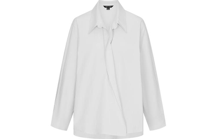 URBAN REVIVO Shirts Women's Lapel Thin Shirt