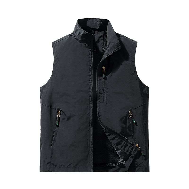 Hodo Vests Unisex Stand Collar Moderate Other