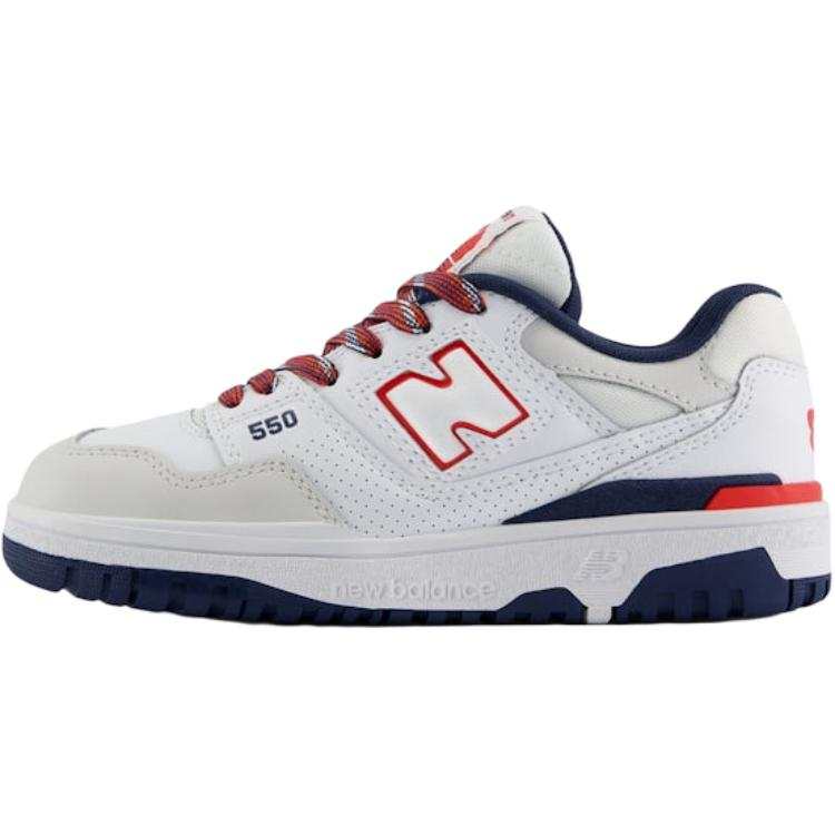 New Balance New Balance NB 550 Low top Kids' Skateboarding Shoes White Red Kids'