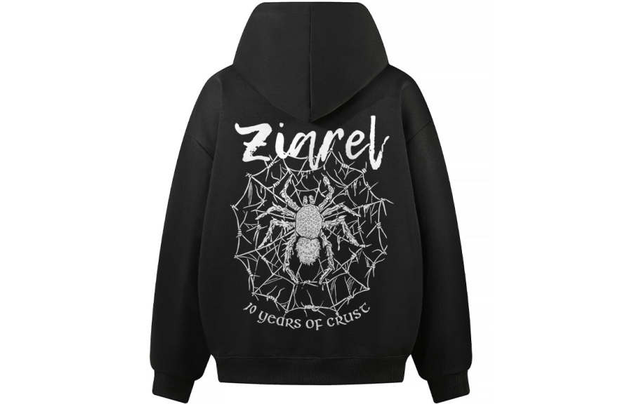 ZIAREL Sweatshirts Unisex Hooded Moderate Heavyweight