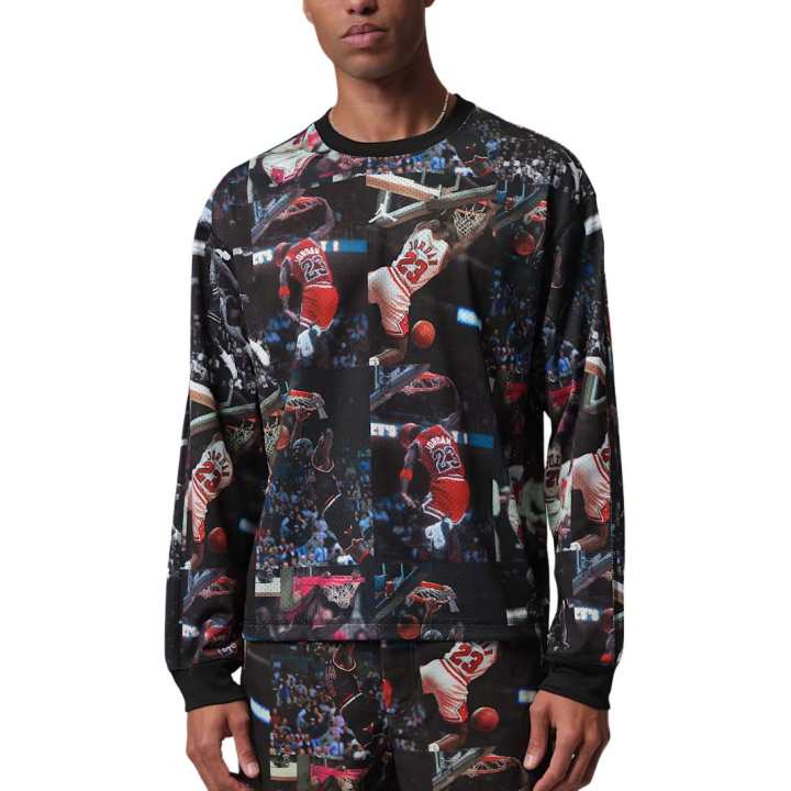 Jordan Jordan Flight Men's Printed Long-Sleeve Jersey