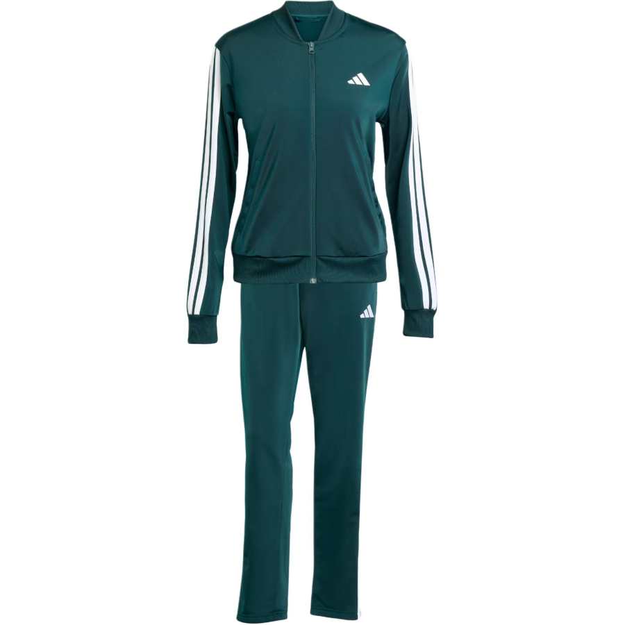 Adidas Adidas Casual Suits Women's Dark Green Baseball Collar