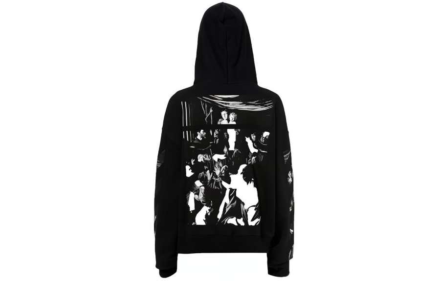 OFF-WHITE OFF WHITE Caravaggio Square Over Hoodie