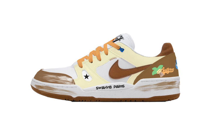 Nike Nike Full Force Low top Skateboard Shoes Men's Brown White