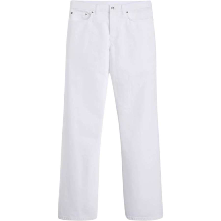 DIOR DIOR Jeans Men's White Moderate Flared Pants