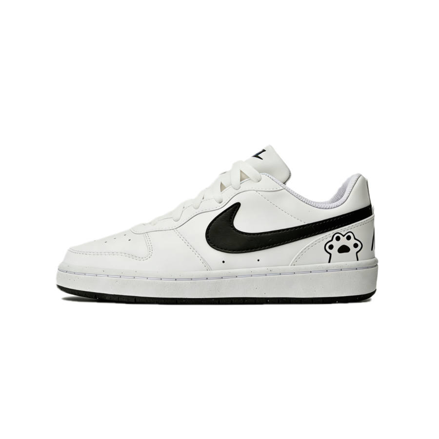 Nike Nike Court Borough Synthetic Leather Low top Kids' Skateboarding Shoes Teenagers