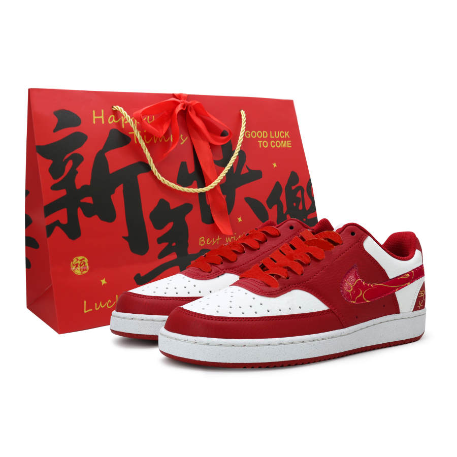 Nike Nike Court Vision Golden Bull Brings Fortune Coverage Abrasion Resistant Coverage Abrasion Resistant Low top