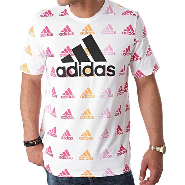 Adidas Adidas T Shirts Men's White Crew Neck