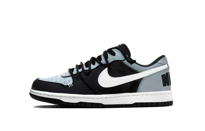 Nike Nike Big Blue Rhythm Dark Shadow Abrasion Resistant Low top Skateboard Shoes Men's Black Blue