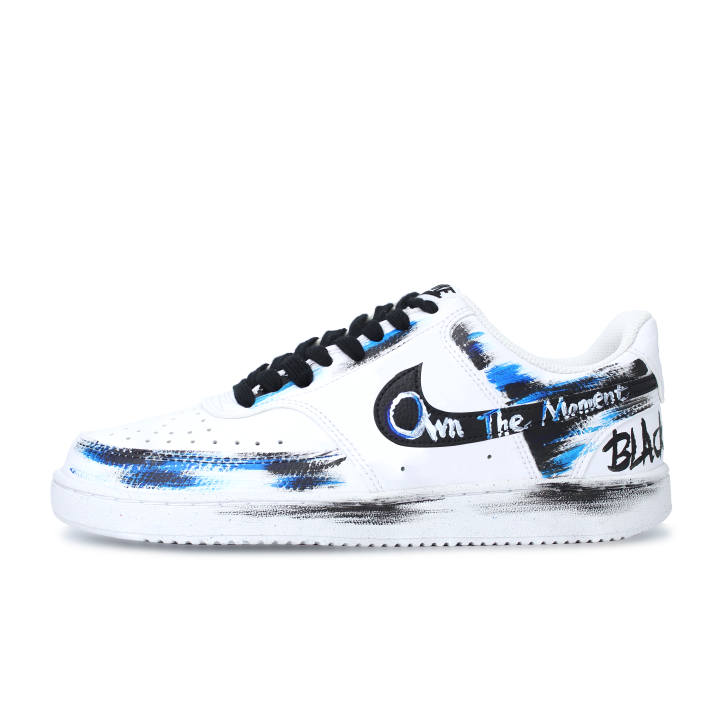 Nike Nike Court Vision 1 Hand Drawn Graffiti Abrasion Resistant Lightweight Breathable