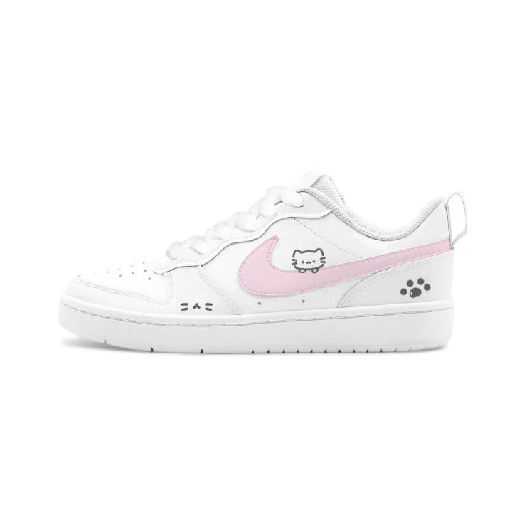 Nike Nike Court Borough 2 Big Fish Manufacturing, Meow Claw Powder Leather