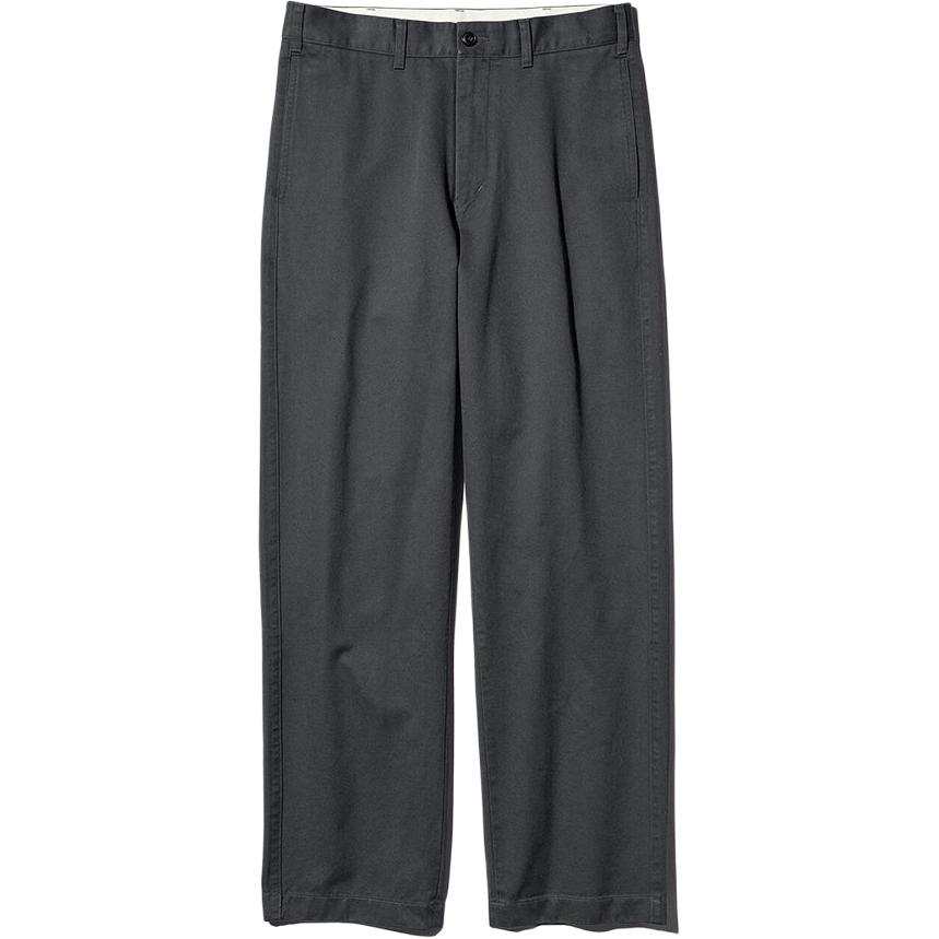 UNIQLO SS26 Casual Pants Men's Dark Gray Moderate Straight Fit Pants
