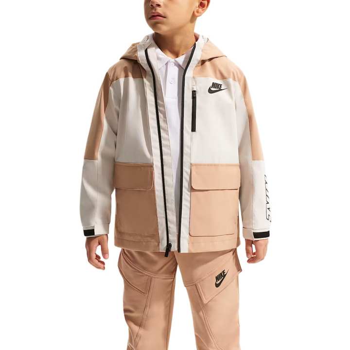 Nike Nike Jacket FW25 Mid Length Fleece Lined Lightweight Kids'