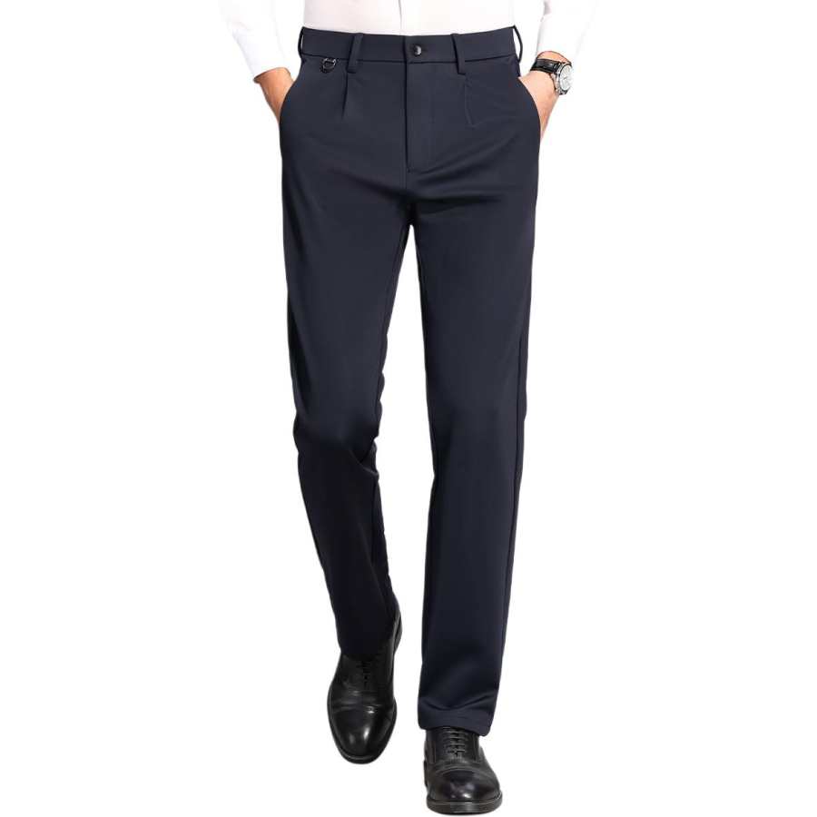 Hodo Casual Pants Men's Thickened Straight Fit Pants