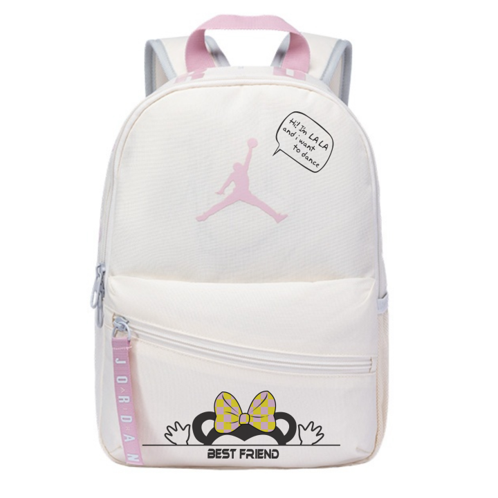 Jordan Jordan Polyester Backpack Small Unisex Ecru