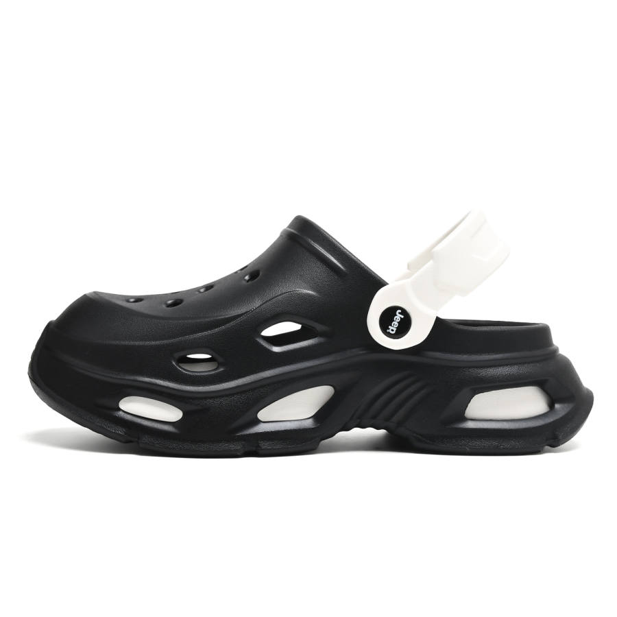 Jeep Jeep EVA Clogs Men's Black White