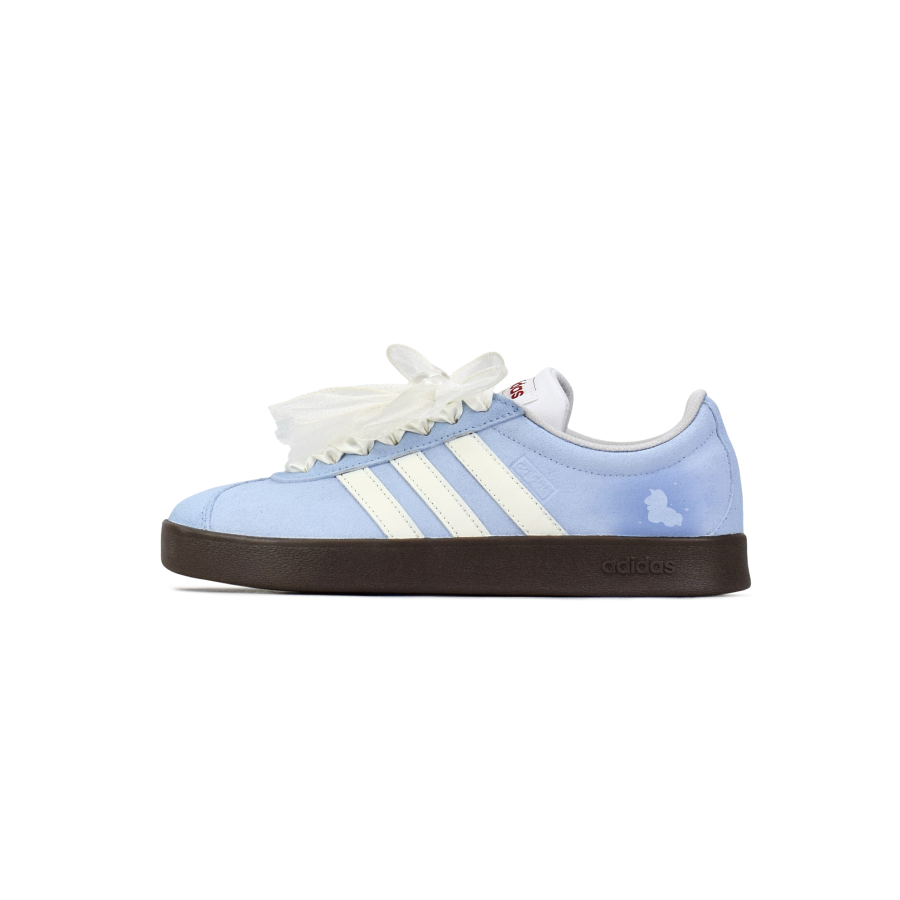 Adidas Neo VL Court 2.0 Leather Cushioning, Wear Resistant Low top Skateboard Shoes Unisex Blue White