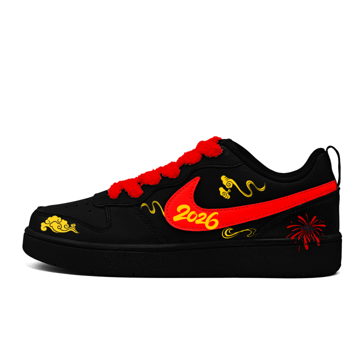 Nike Nike Court Borough 2 Auspicious Synthetic Leather Lightweight Cushioning Slip Resistant Low top