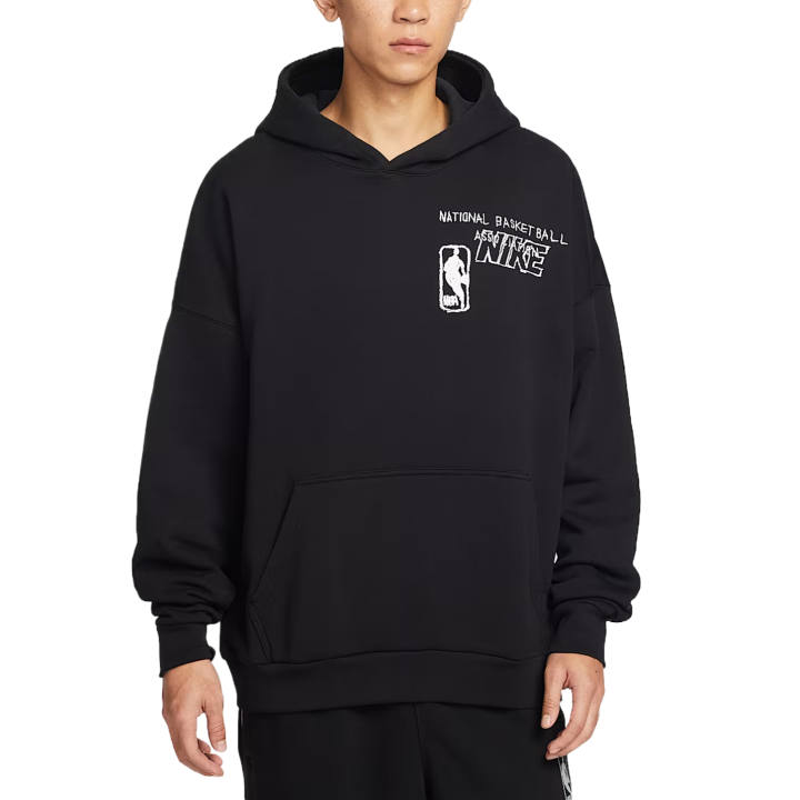Nike Nike Club Sweatshirts Men's Black/Fresh Orange Hooded Moderate