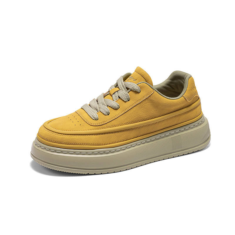 SEPTWOLVES Height Increasing Abrasion Resistant Waterproof Slip Resistant Low top Skateboard Shoes Men's