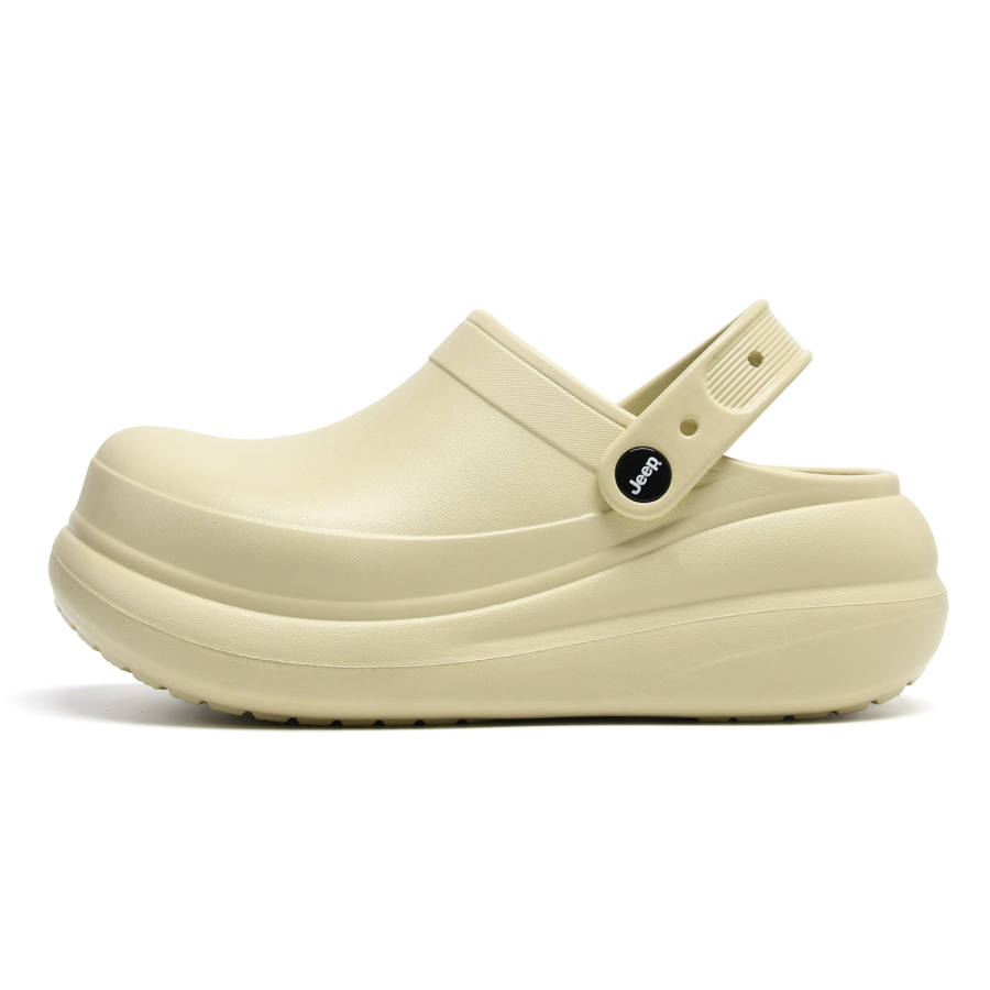 Jeep EVA Closed Toe Slippers Women's Khaki