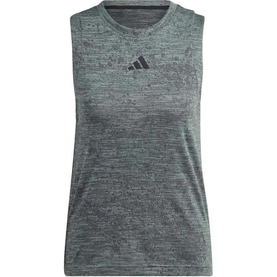 Adidas Adidas Sleeveless Sports Shirts Women's Gray Other