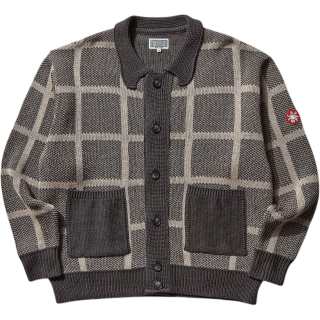 Cav Empt Knitwear Men's Gray Lapel Moderate