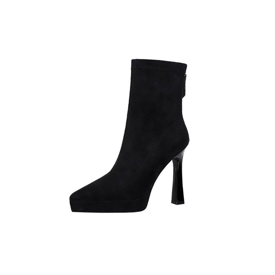 Lanza High Heels Women's Black/Khaki/Dark Brown
