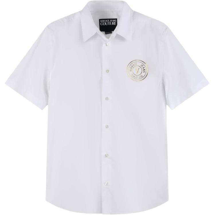 VERSACE JEANS COUTURE Logo Printed Short Sleeved Shirt