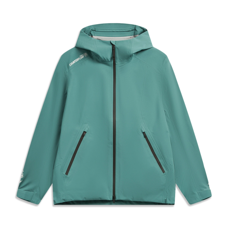 Li-Ning Li Ning Outdoor CF Tracing Single Layer Windbreaker Jacket Unisex Ink Green