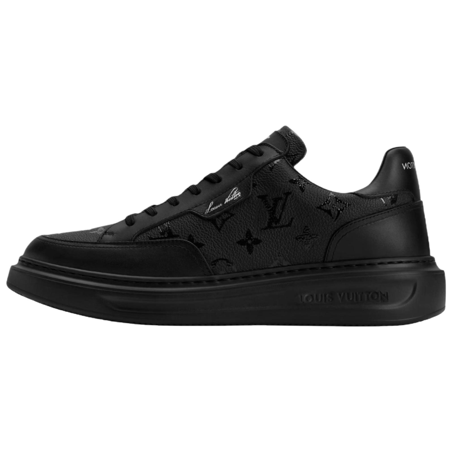 LOUIS VUITTON Beverly Hills Low top Casual Shoes Men's Black