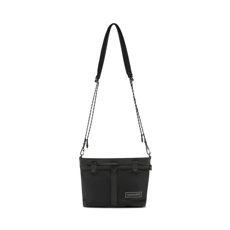 Li-Ning Li Ning Polyester Shoulder Bag, Crossbody Bag Unisex Basic Black