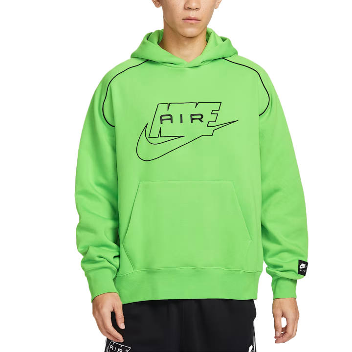 Nike Nike Air Hooded Loose Fit Fleece Lined Long Sleeved Sweatshirt Men's
