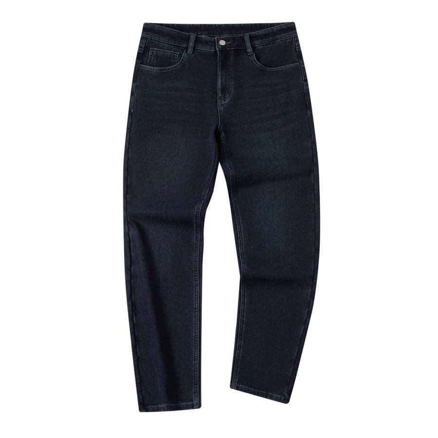 Hodo Jeans Men's Thickened And Fleece Lined Straight Fit Pants