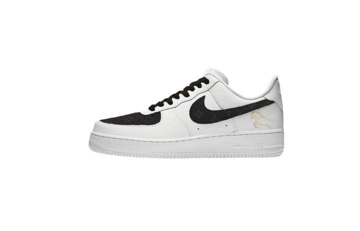 Nike Nike Air Force 1 Play With Color Leather Slip Resistant Low top Skateboard Shoes Unisex White