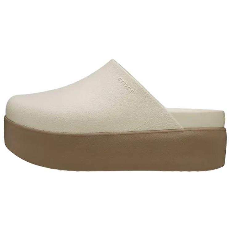 Crocs Crocs EVA Closed Toe Slippers Women's Beige Brown