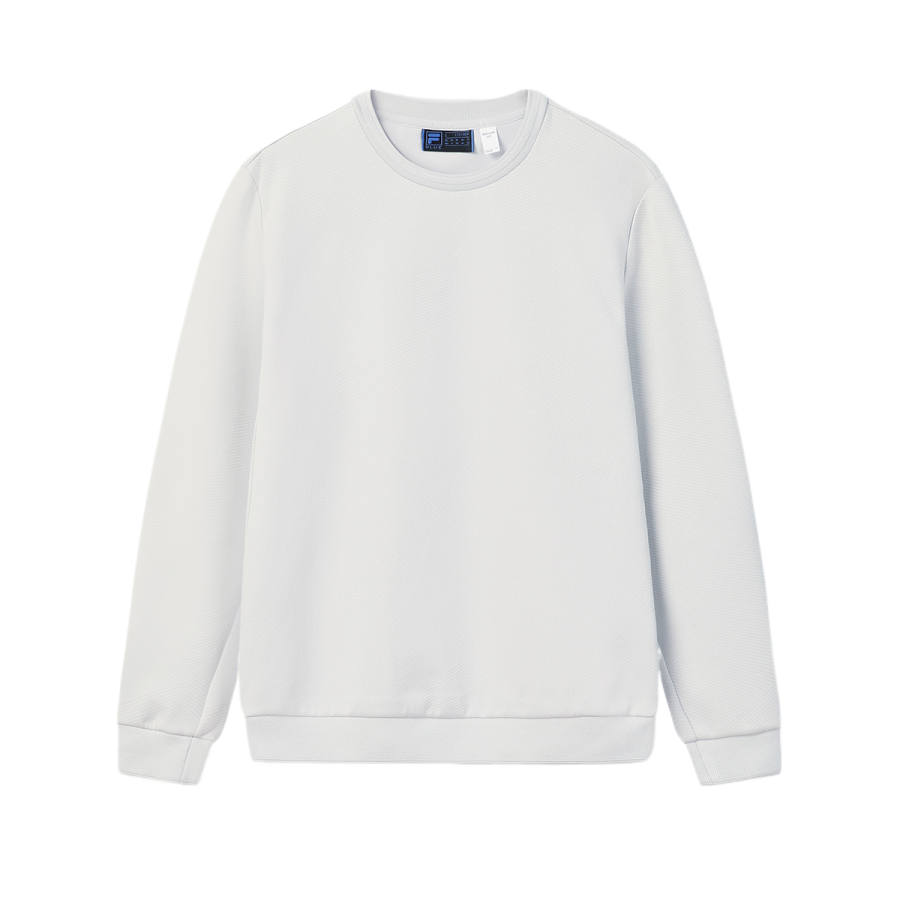 FILA BLUE Sweatshirts Men's Nihil Gray Crew Neck Moderate Regular
