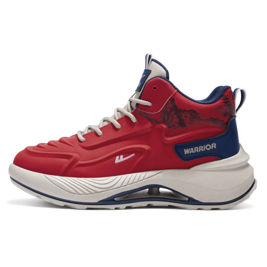 Warrior Horse Year Limited Edition Crimson Galloping Horse Chunky Sneakers Men's