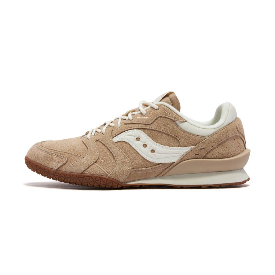 Saucony Synthetic Leather Casual Running Shoes Women's Brown
