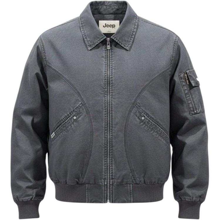 Jeep Jeep Jackets Unisex Lapel Moderate Workwear