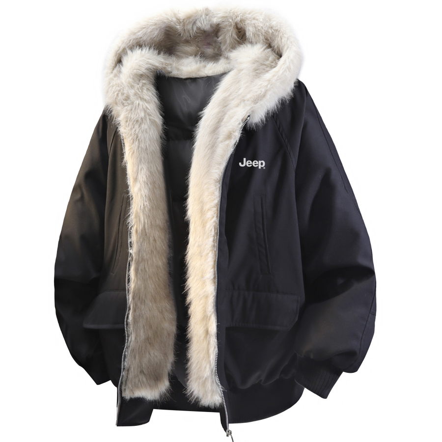 Jeep Jeep Down Jackets Unisex Thickened Parka Down Jacket
