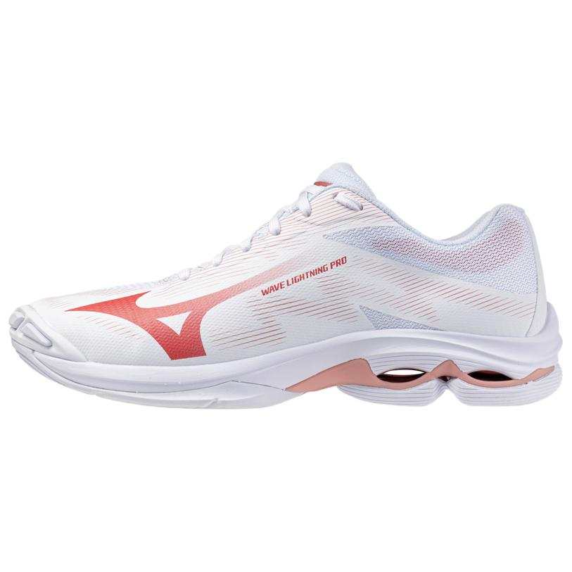 Mizuno Wave Lightning Volleyball Shoes Women's White Red