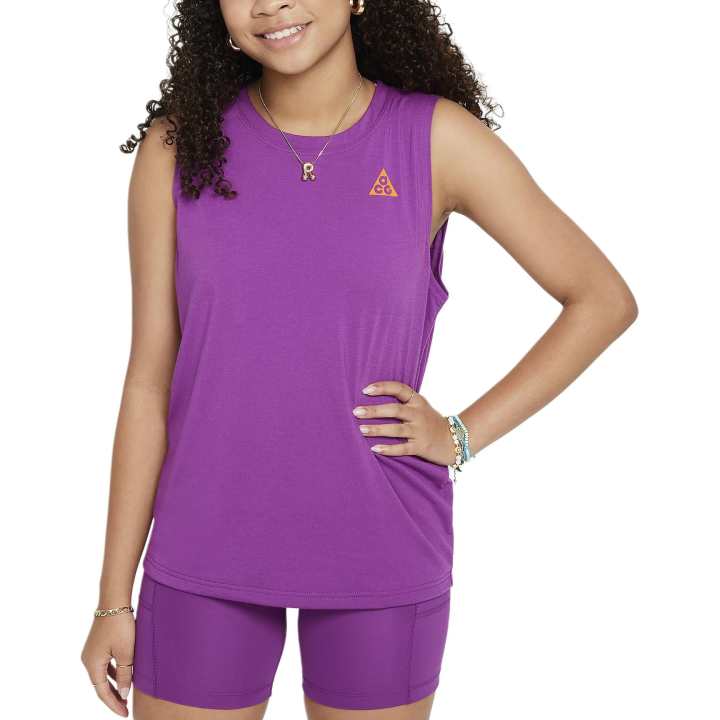Nike Nike Dri FitACG Tank Top Deep Berry Teenagers