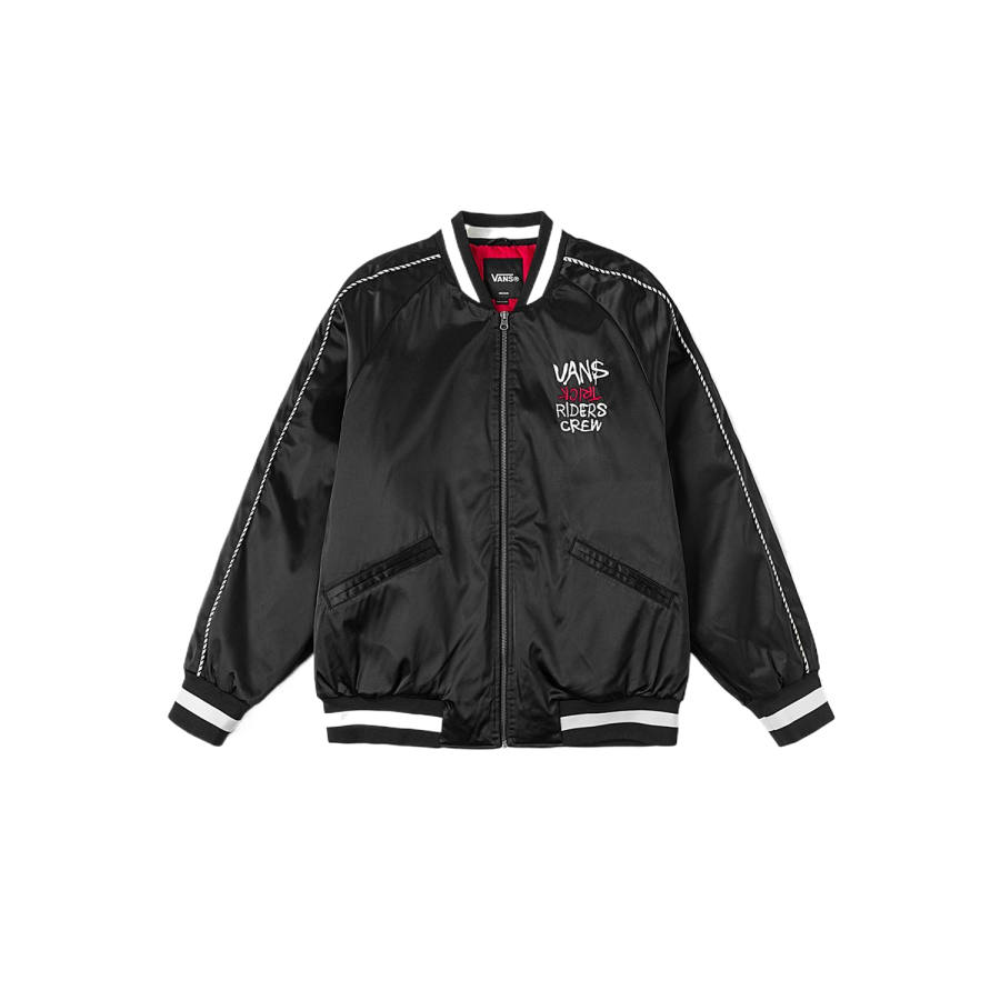 Vans Vans Jackets Unisex Black Baseball Collar Moderate Other