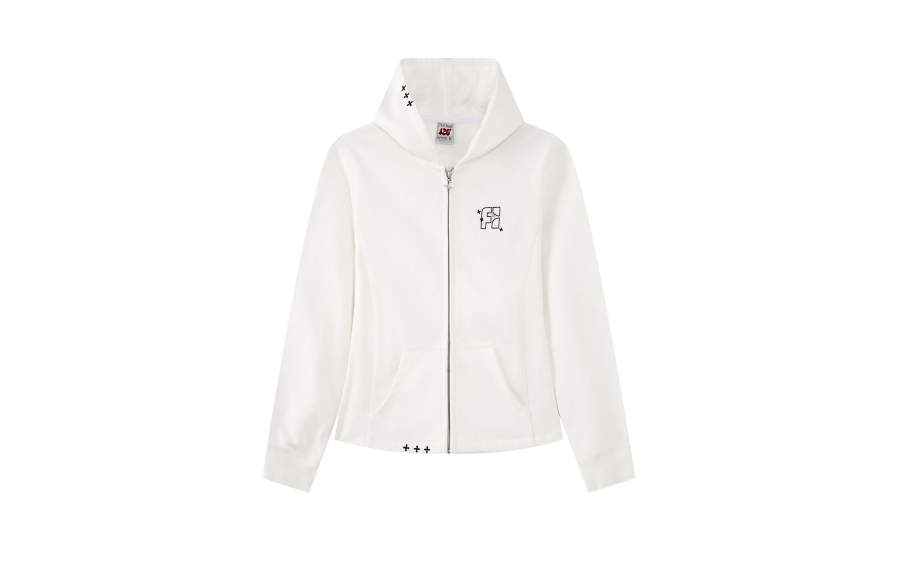 F426 Sweatshirts Women's Hooded Moderate Cardigan