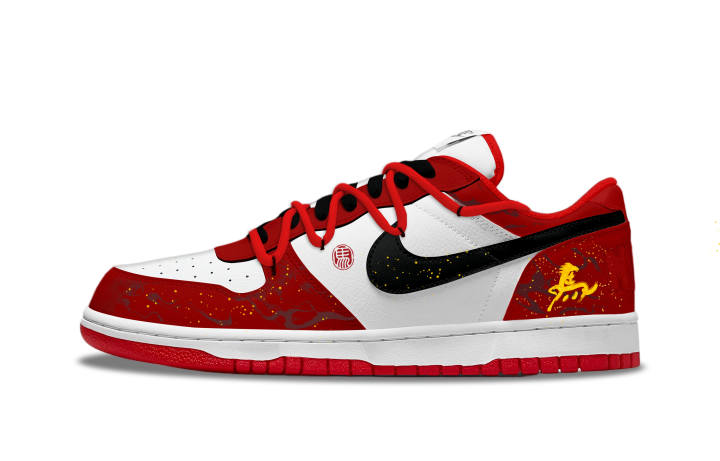 Nike Nike Big Auspicious Thousand Horses Slip Resistant, Abrasion Resistant, Breathable Low top Skateboard Shoes Men's